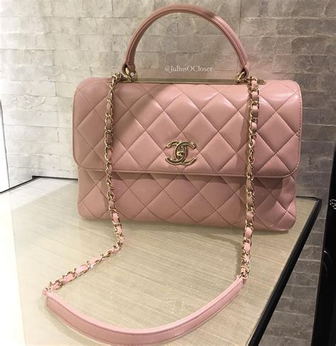 pink chanel top handle bag|Chanel mini flap bag pink.